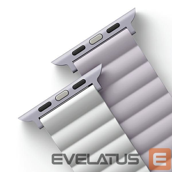 Nugarėlės dėklai UNIQ Uniq Revix strap for Apple Watch 1/2/3/4/5/6/7/8/SE/SE2/Ultra 42/44/45/49mm - lilac-white