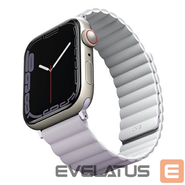 Nugarėlės dėklai UNIQ Uniq Revix strap for Apple Watch 1/2/3/4/5/6/7/8/SE/SE2/Ultra 42/44/45/49mm - lilac-white