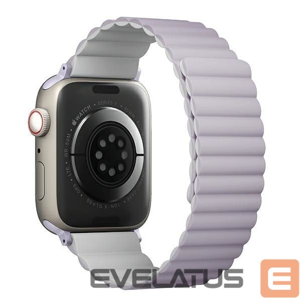 Nugarėlės dėklai UNIQ Uniq Revix strap for Apple Watch 1/2/3/4/5/6/7/8/SE/SE2/Ultra 42/44/45/49mm - lilac-white