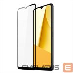 Apsauginiai stiklai Dux Ducis  Dux Ducis 9D Tempered Glass Vivo Y16 / Y02s full screen with frame black (case friendly) 