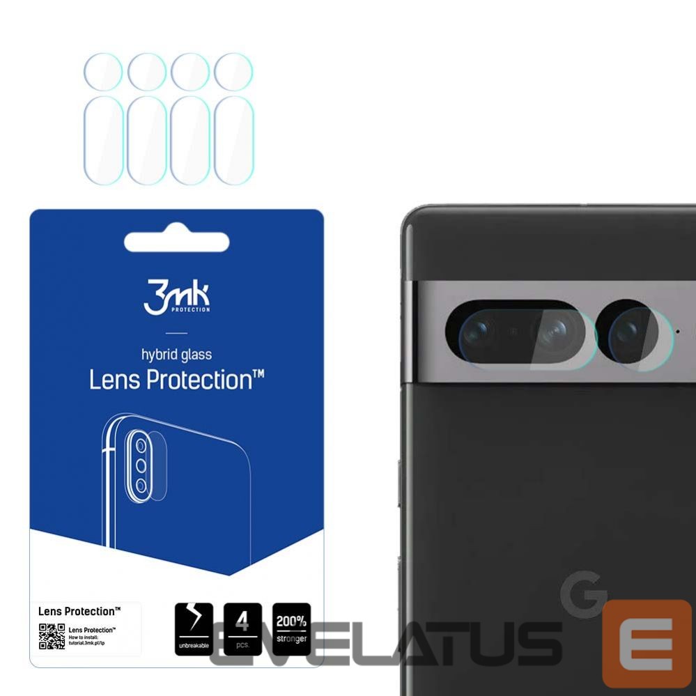 Apsauginiai stiklai 3MK Google Pixel 7 Pro - 3mk Lens Protection