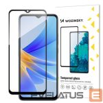 Apsauginiai stiklai Wozinsky  Wozinsky Full Glue Tempered Glass Tempered Glass For Oppo A17 9H Full Screen Cover With Black Frame 