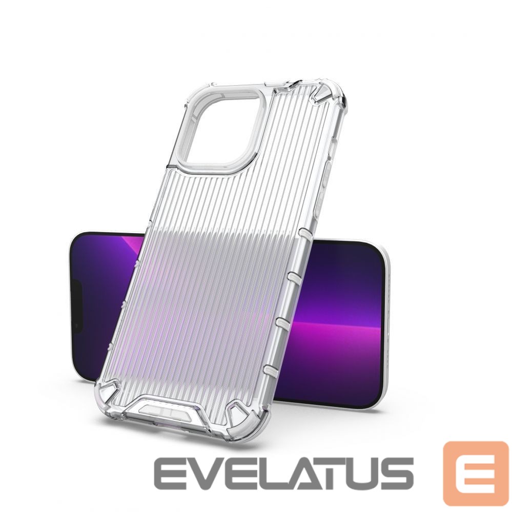 Nugarėlės dėklai Hurtel Ombre Protect Case for iPhone 13 Pro armored cover pink and blue