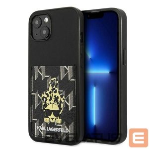 Nugarėlės dėklai Karl Lagerfeld  Karl Lagerfeld Karlimals Cardslot case for iPhone 13 - black 
