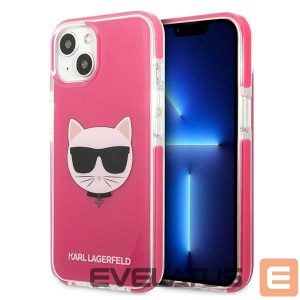 Nugarėlės dėklai Karl Lagerfeld  Karl Lagerfeld Choupette Head case for iPhone 13 - fuchsia 