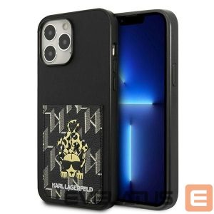 Nugarėlės dėklai Karl Lagerfeld  Karl Lagerfeld Karlimals Cardslot case for iPhone 13 Pro Max - black 
