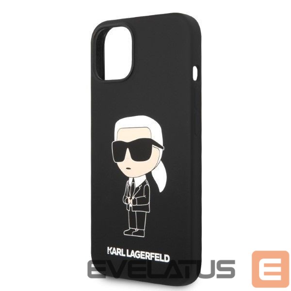 Nugarėlės dėklai Karl Lagerfeld Karl Lagerfeld Silicone Ikonik case for iPhone 14 Plus - black