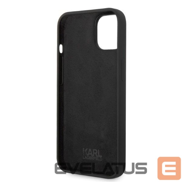 Nugarėlės dėklai Karl Lagerfeld Karl Lagerfeld Silicone Ikonik case for iPhone 14 Plus - black