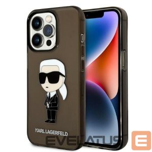 Nugarėlės dėklai Karl Lagerfeld  Karl Lagerfeld Ikonik Karl case for iPhone 14 Pro Max - black 