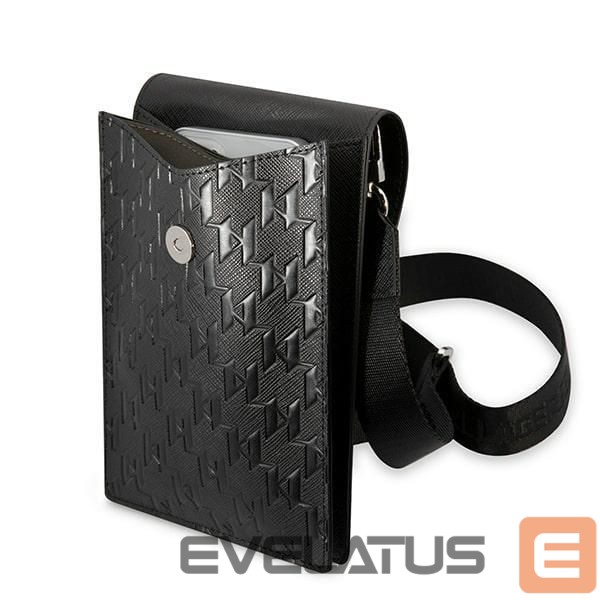 Kitas telefono priedas Karl Lagerfeld Karl Lagerfeld Handbag KLWBSAMSMK black/black Monogram Plate