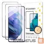 Apsauginiai stiklai Wozinsky  Wozinsky 2x Full Glue Tempered Glass Samsung Galaxy S23+ 9H Full Screen Tempered Glass with Black Frame 