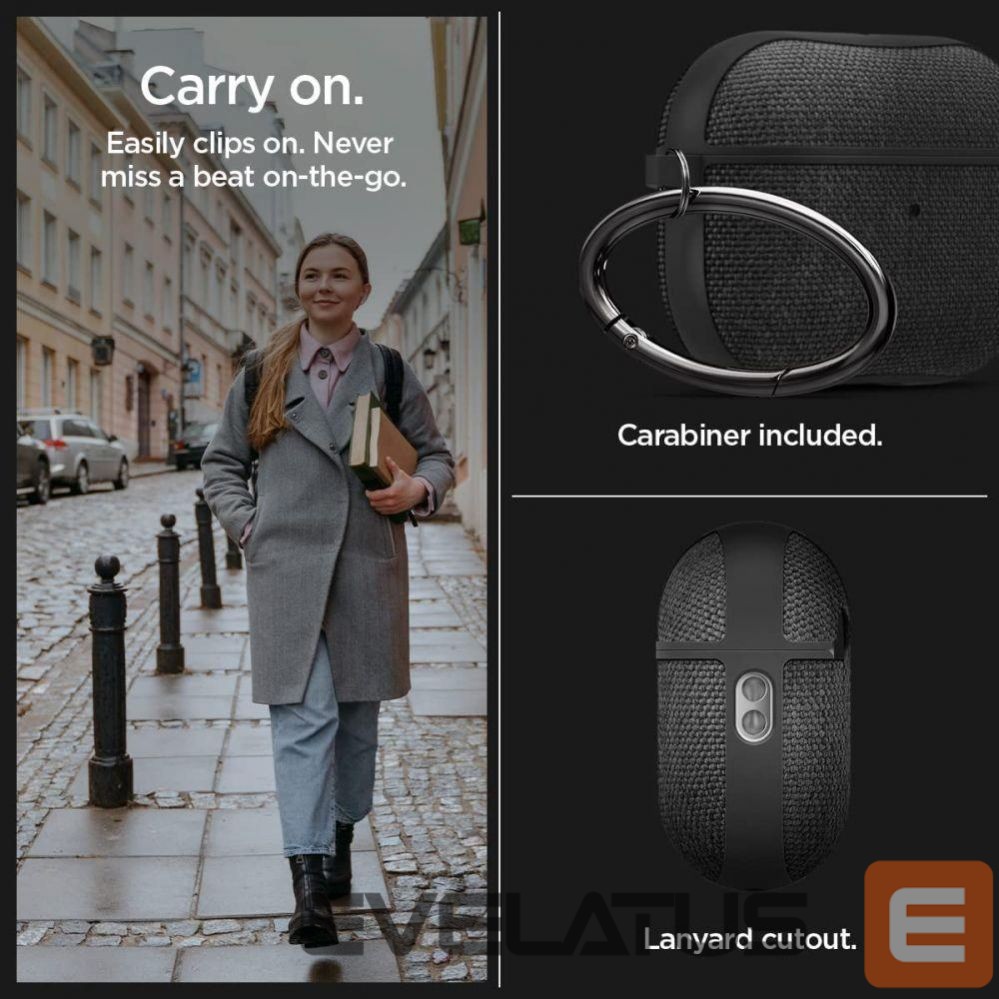 Nugarėlės dėklai Spigen Black