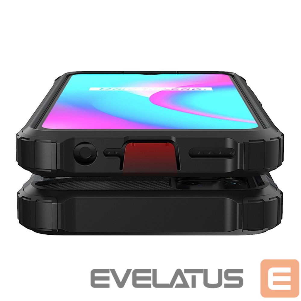 Nugarėlės dėklai Hurtel Hybrid Armor case for Realme 10 5G / Realme 9i 5G armored hybrid case black