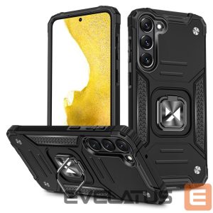 Nugarėlės dėklai Wozinsky  Wozinsky Ring Armor case for Samsung Galaxy S23 armored cover magnetic holder ring black 