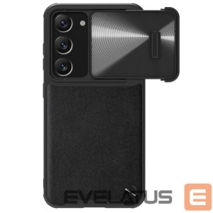 Nugarėlės dėklai Nillkin  Nillkin CamShield Leather S Case for Samsung Galaxy S23+ cover with camera cover black