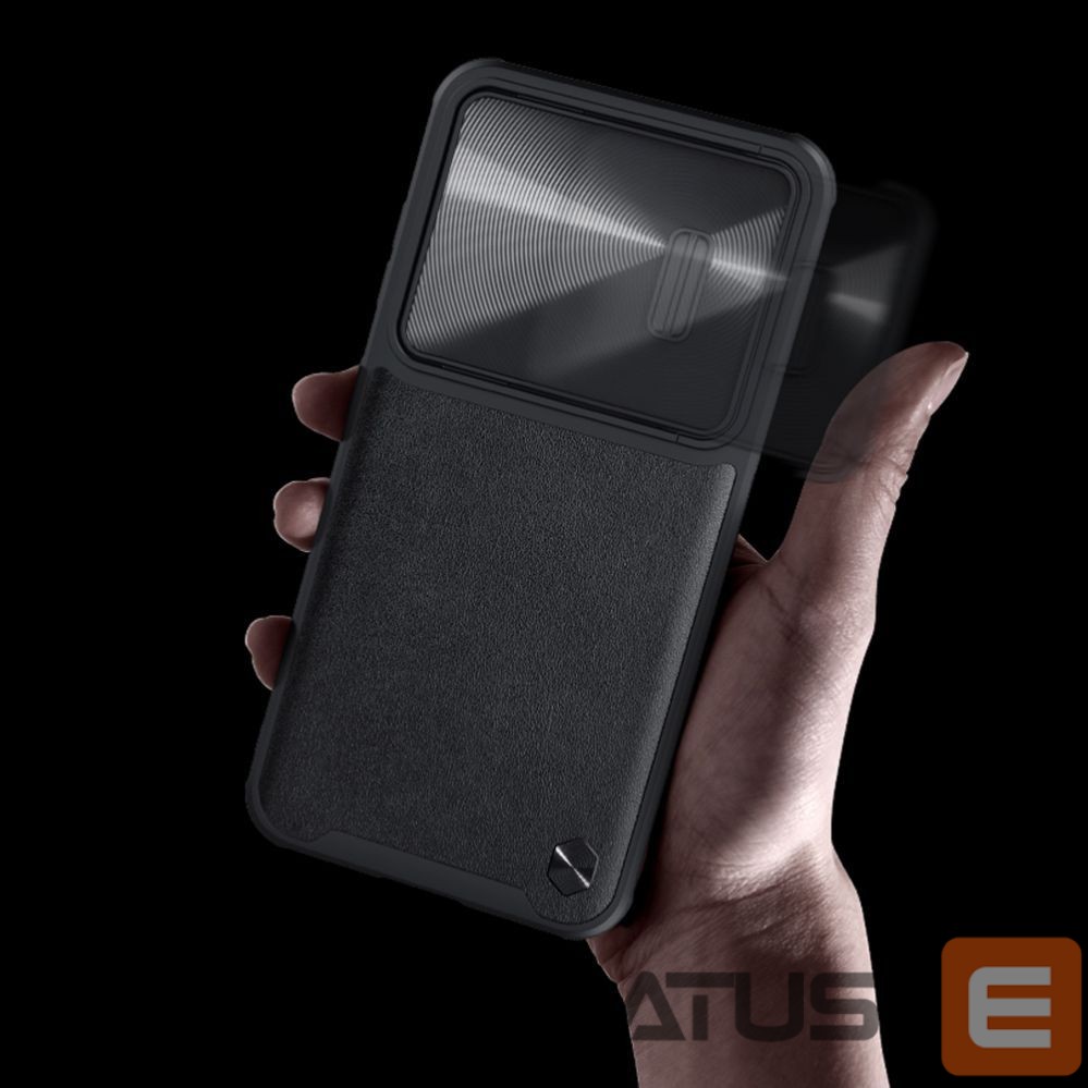 Nugarėlės dėklai Nillkin Nillkin CamShield Leather S Case for Samsung Galaxy S23+ cover with camera cover black