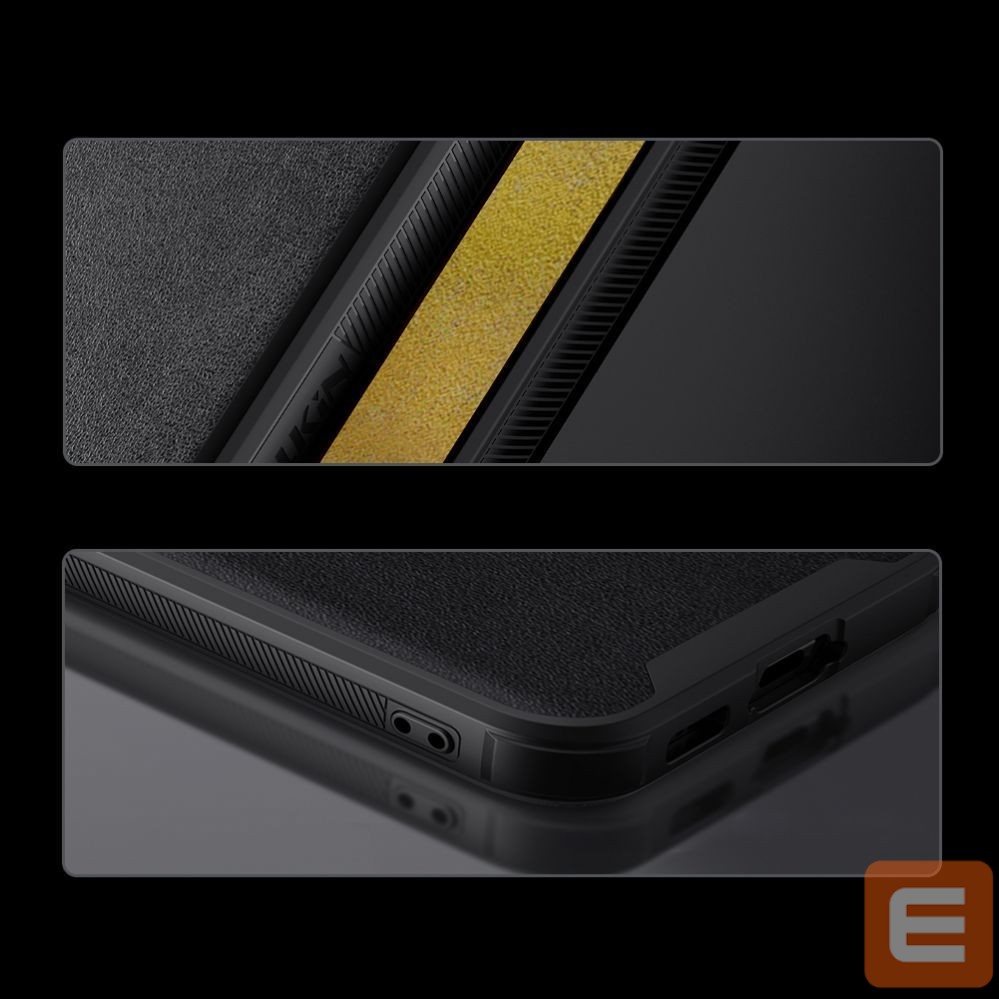 Nugarėlės dėklai Nillkin Nillkin CamShield Leather S Case for Samsung Galaxy S23+ cover with camera cover black
