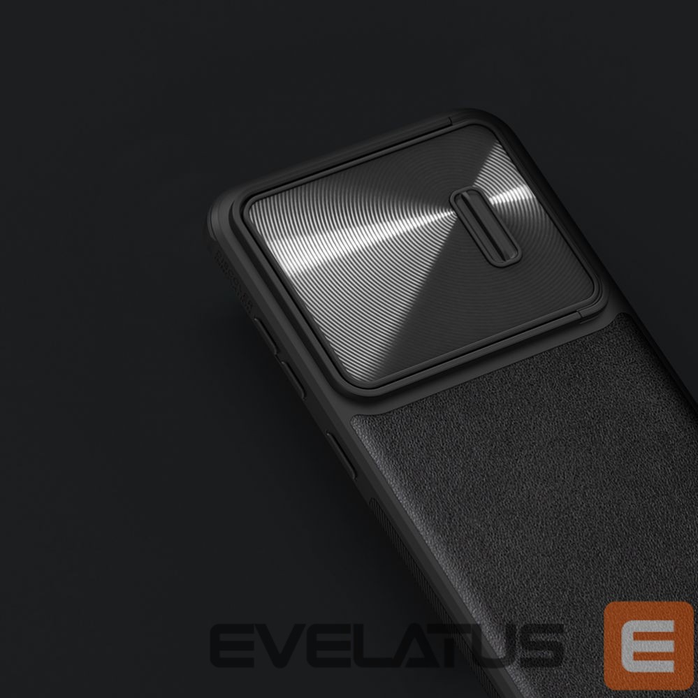 Nugarėlės dėklai Nillkin Nillkin CamShield Leather S Case for Samsung Galaxy S23+ cover with camera cover black