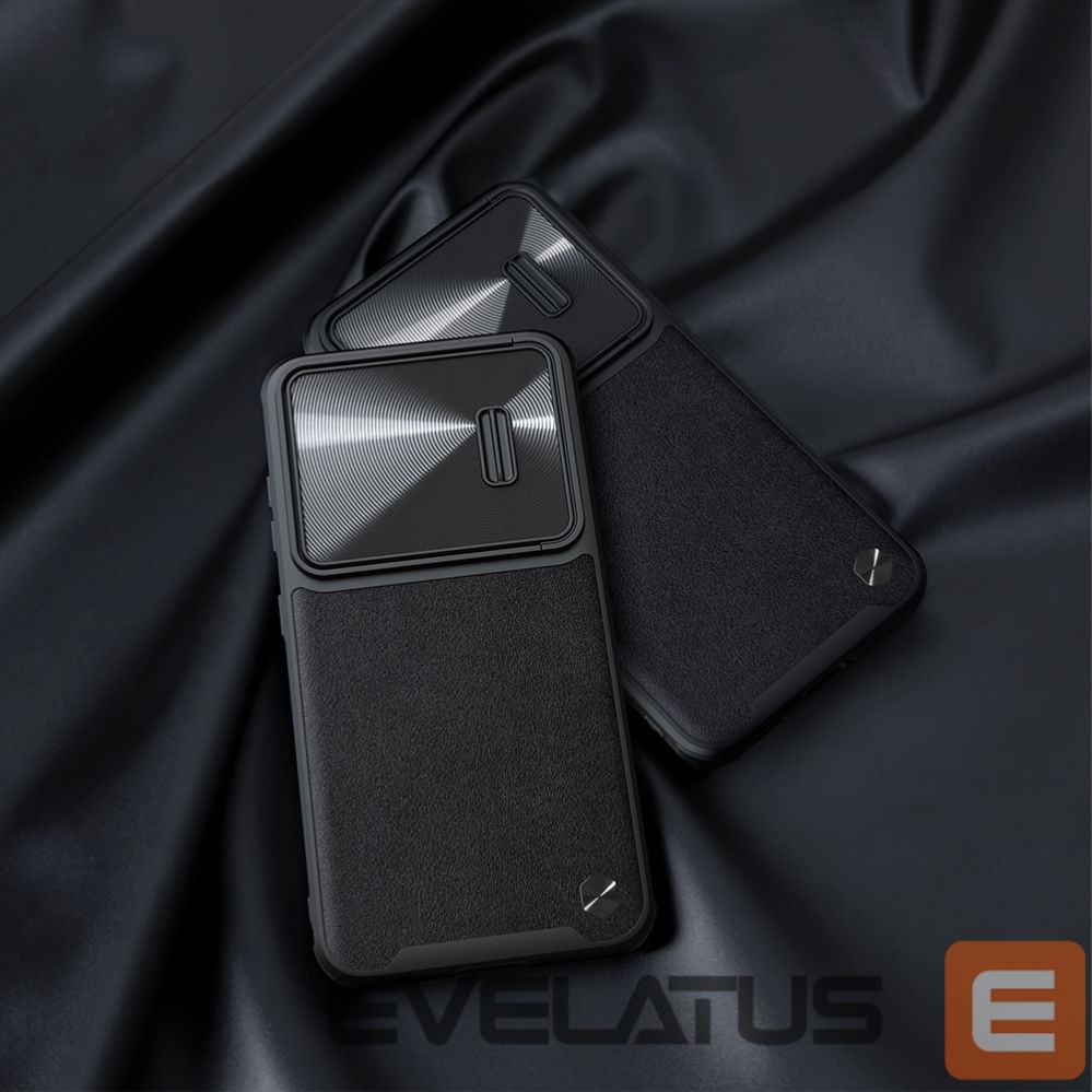 Nugarėlės dėklai Nillkin Nillkin CamShield Leather S Case for Samsung Galaxy S23+ cover with camera cover black