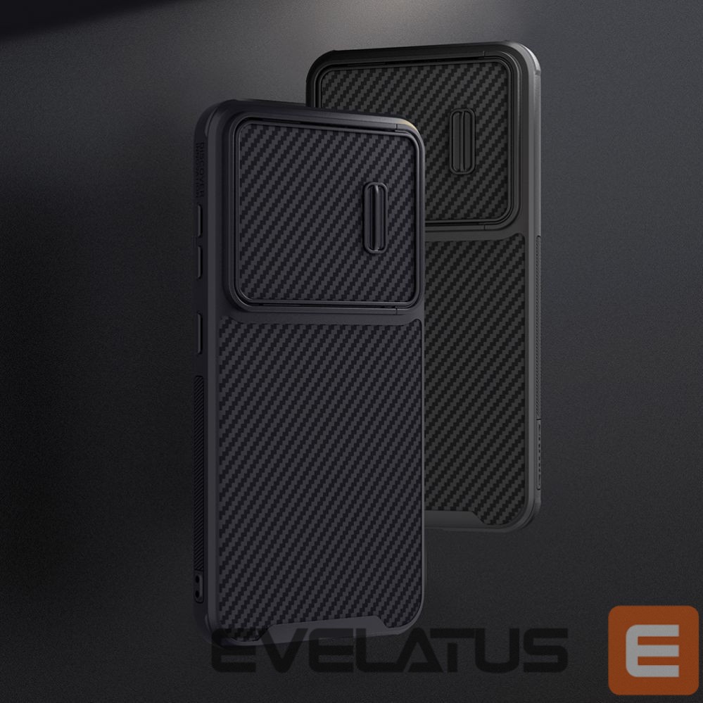 Nugarėlės dėklai Nillkin Nillkin Synthetic Fiber S Case for Samsung Galaxy S23, camera cover, black