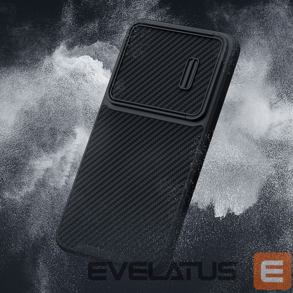 Nugarėlės dėklai Nillkin Nillkin Synthetic Fiber S Case for Samsung Galaxy S23+, camera cover, black
