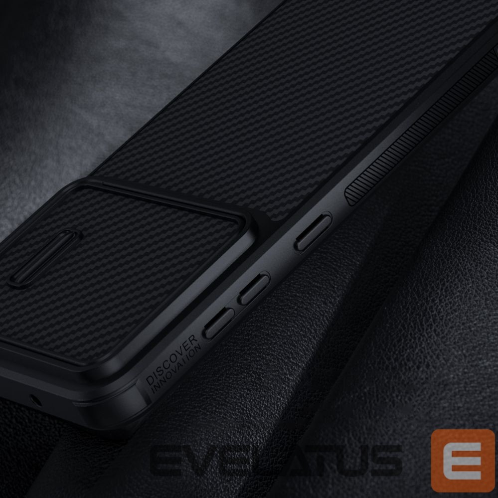 Nugarėlės dėklai Nillkin Nillkin Synthetic Fiber S Case for Samsung Galaxy S23+, camera cover, black