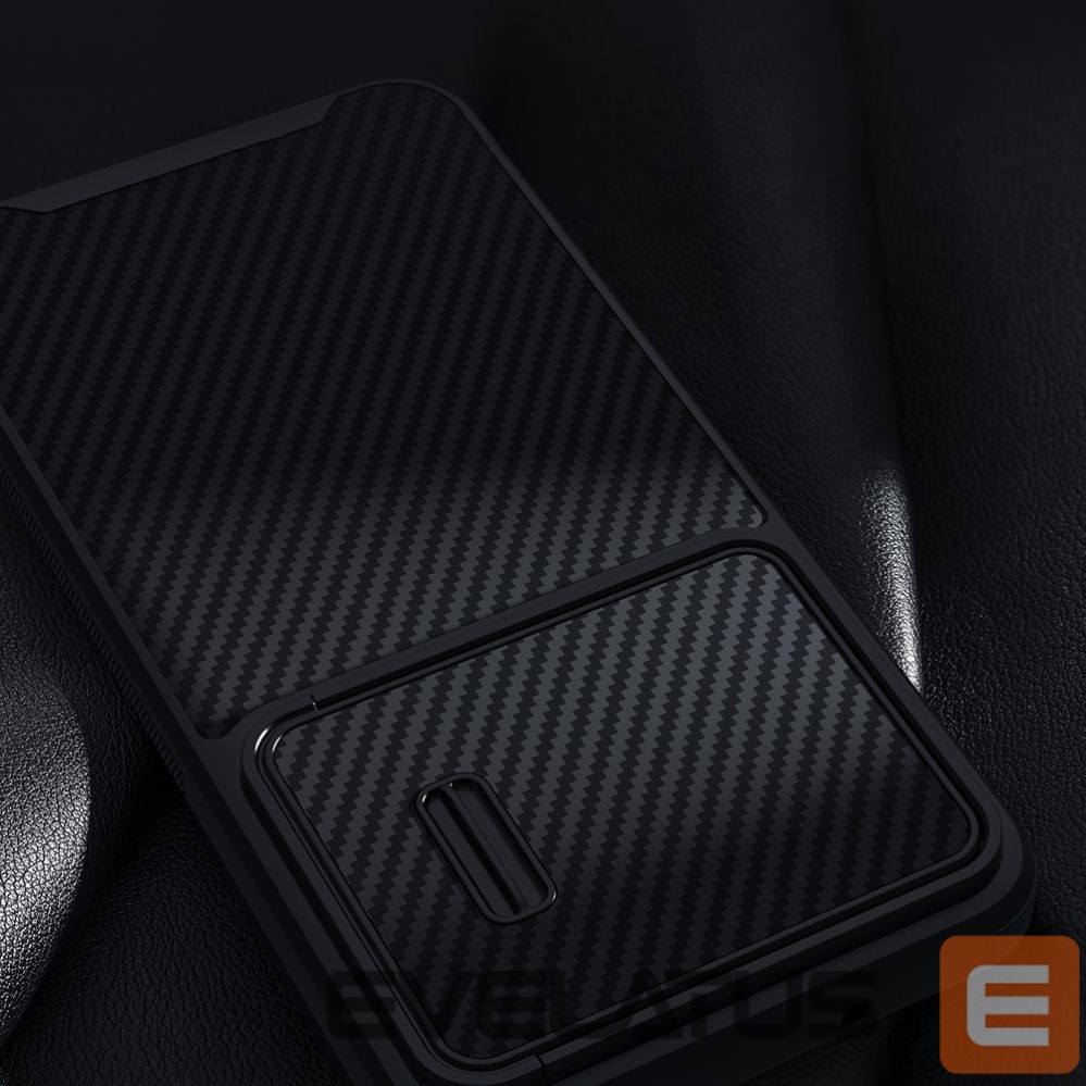 Nugarėlės dėklai Nillkin Nillkin Synthetic Fiber S Case for Samsung Galaxy S23+, camera cover, black