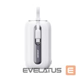 Išorinė baterija Joyroom  Joyroom mini powerbank 10000mAh Colorful Series 22.5W with 2 built-in USB C and Lightning cables white (JR-L012) 