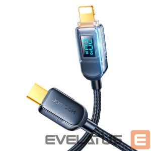 Kabelis Joyroom  Joyroom A4 USB-C / Lightning Cable 20W 1.2m with display - black 