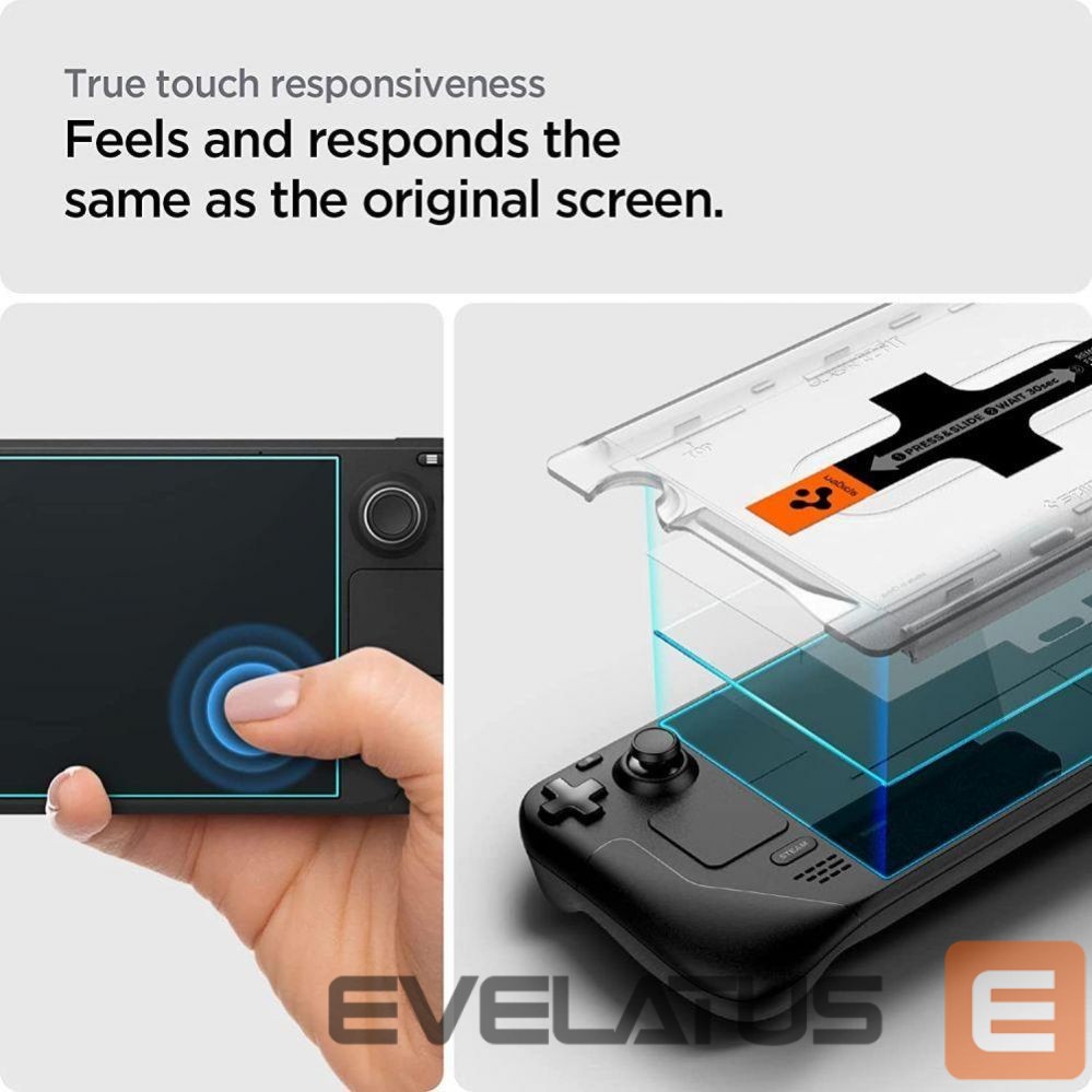 Apsauginiai stiklai Spigen Spigen Glas.tR EZ Fit Tempered Glass for Steam Deck
