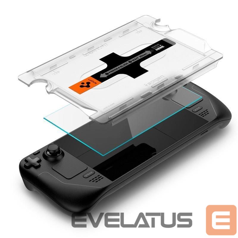 Apsauginiai stiklai Spigen Spigen Glas.tR EZ Fit Tempered Glass for Steam Deck