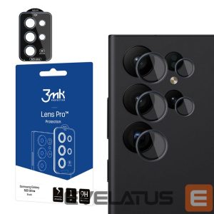 Apsauginiai stiklai 3MK  3mk Lens Protection Pro Camera Cover for Samsung Galaxy S23 Ultra - Black 
