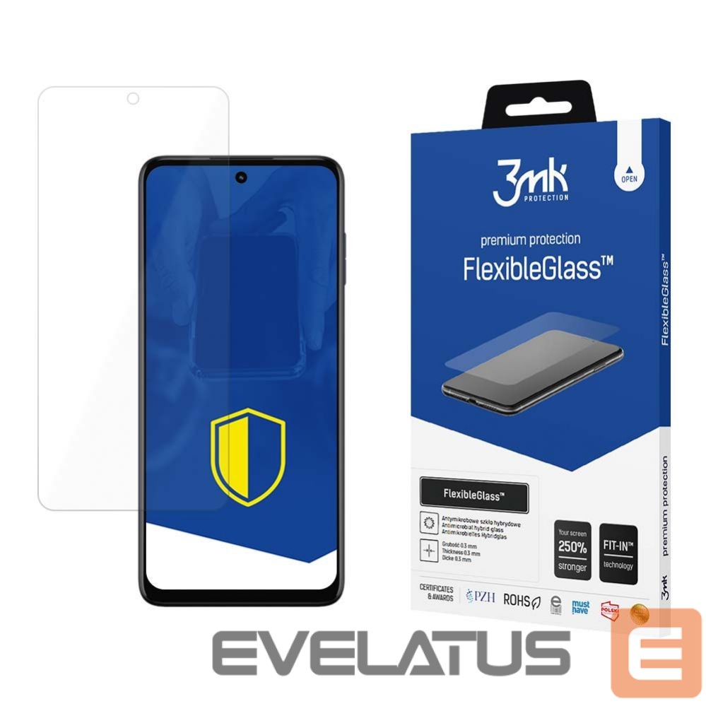 Apsauginiai stiklai 3MK 3mk FlexibleGlass hybrid glass for Motorola Moto G73 5G