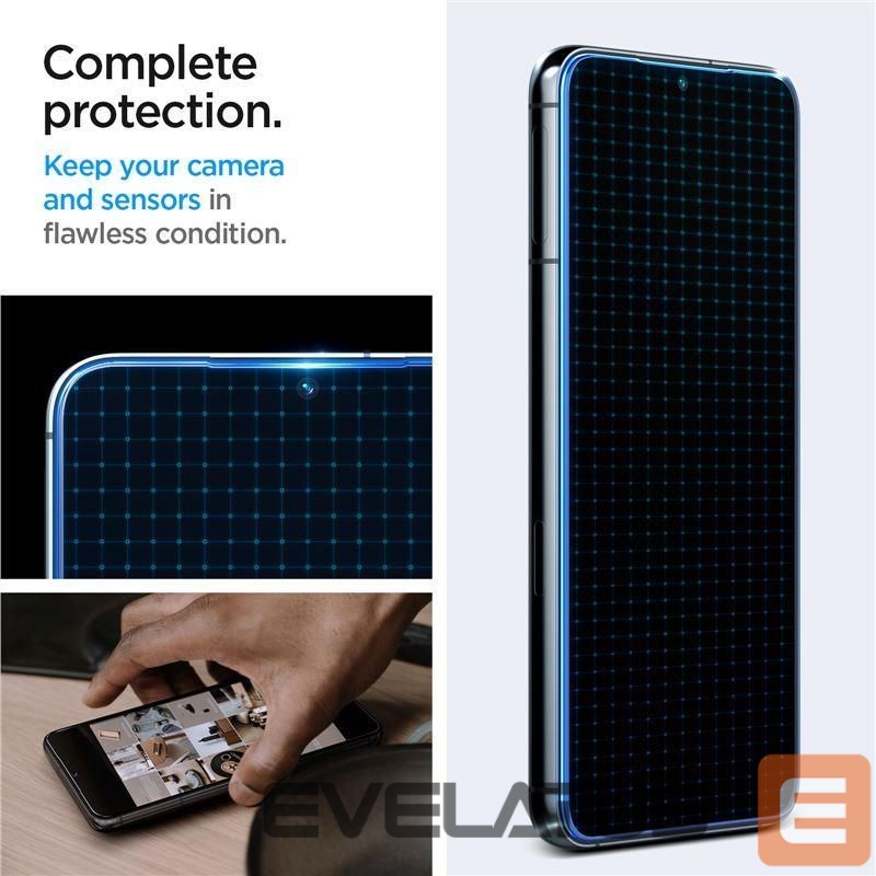 Apsauginiai stiklai Spigen Spigen Glas.tR EZ Fit Tempered Glass for Samsung Galaxy S23 - 2 pcs.
