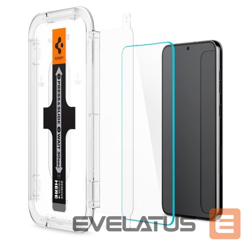 Apsauginiai stiklai Spigen Spigen Glas.tR EZ Fit Tempered Glass for Samsung Galaxy S23 - 2 pcs.