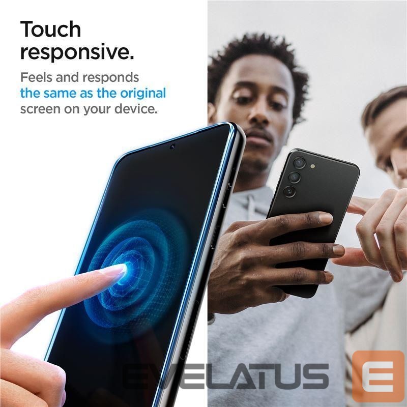 Apsauginiai stiklai Spigen Spigen Glas.tR EZ Fit tempered glass for Samsung Galaxy S23+ - 2 pcs.