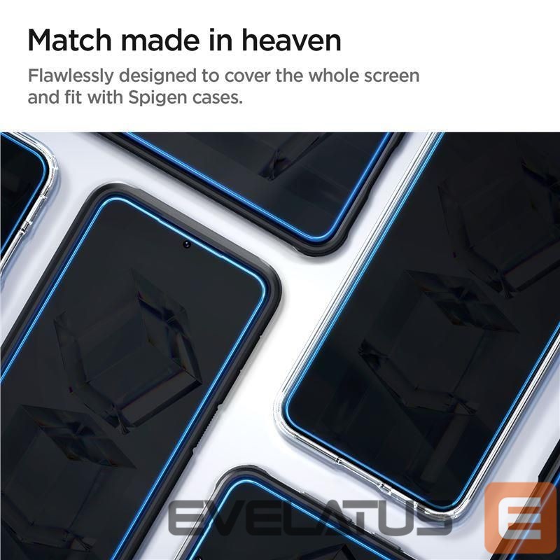 Apsauginiai stiklai Spigen Spigen Glas.tR EZ Fit tempered glass for Samsung Galaxy S23+ - 2 pcs.