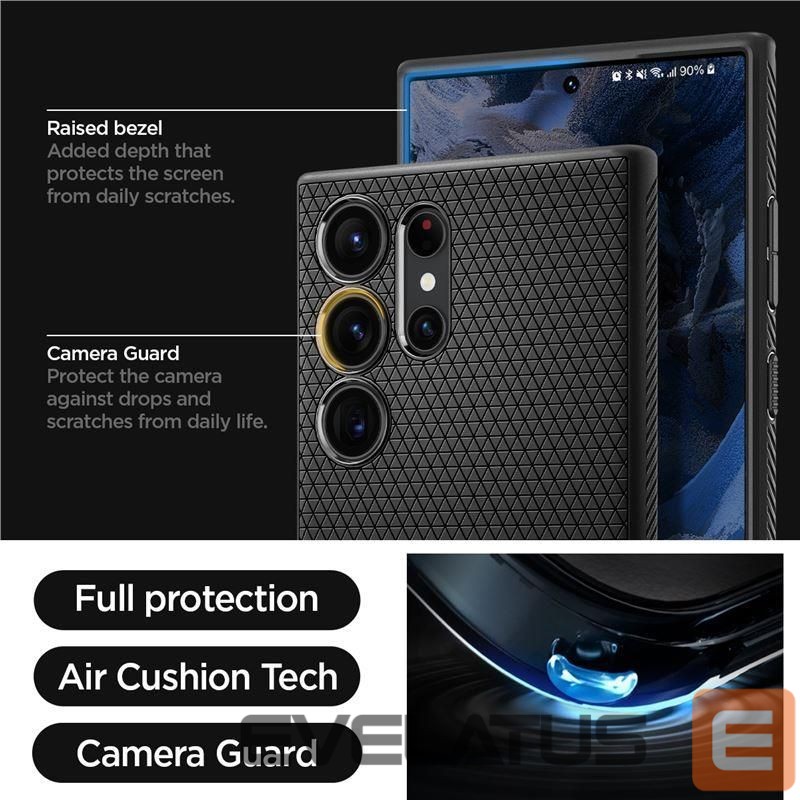 Nugarėlės dėklai Spigen Black