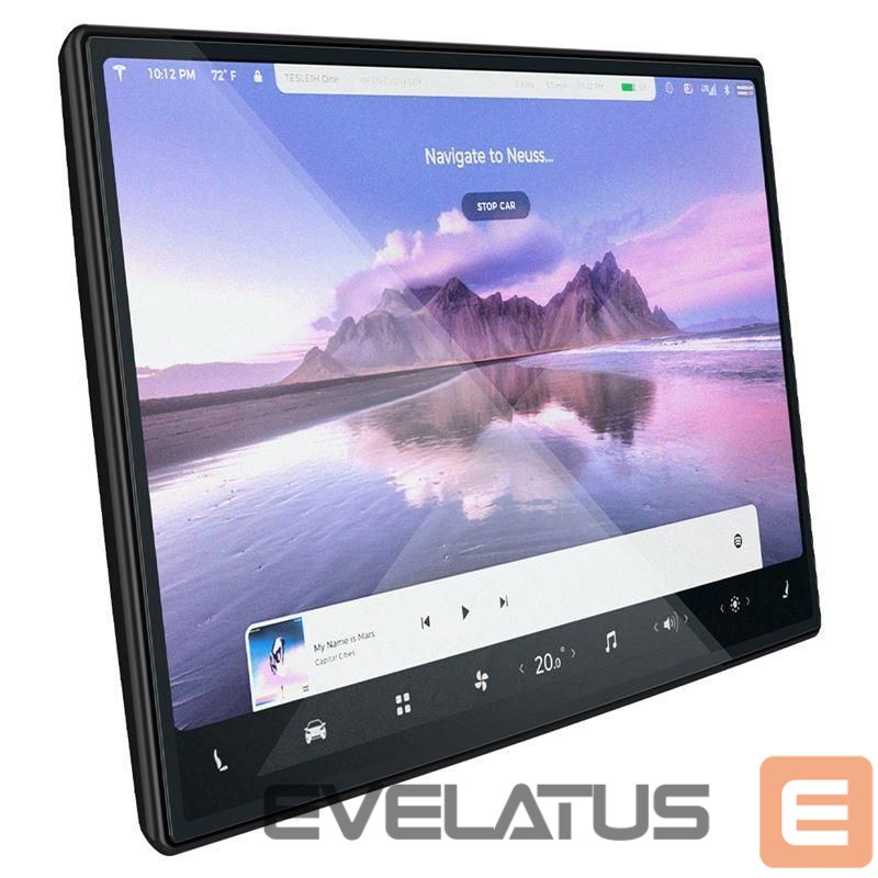 Apsauginiai stiklai Spigen Spigen Glas.tR EZ Fit Tempered Glass for Tesla Model X 2022 / Model S 2021 - Black