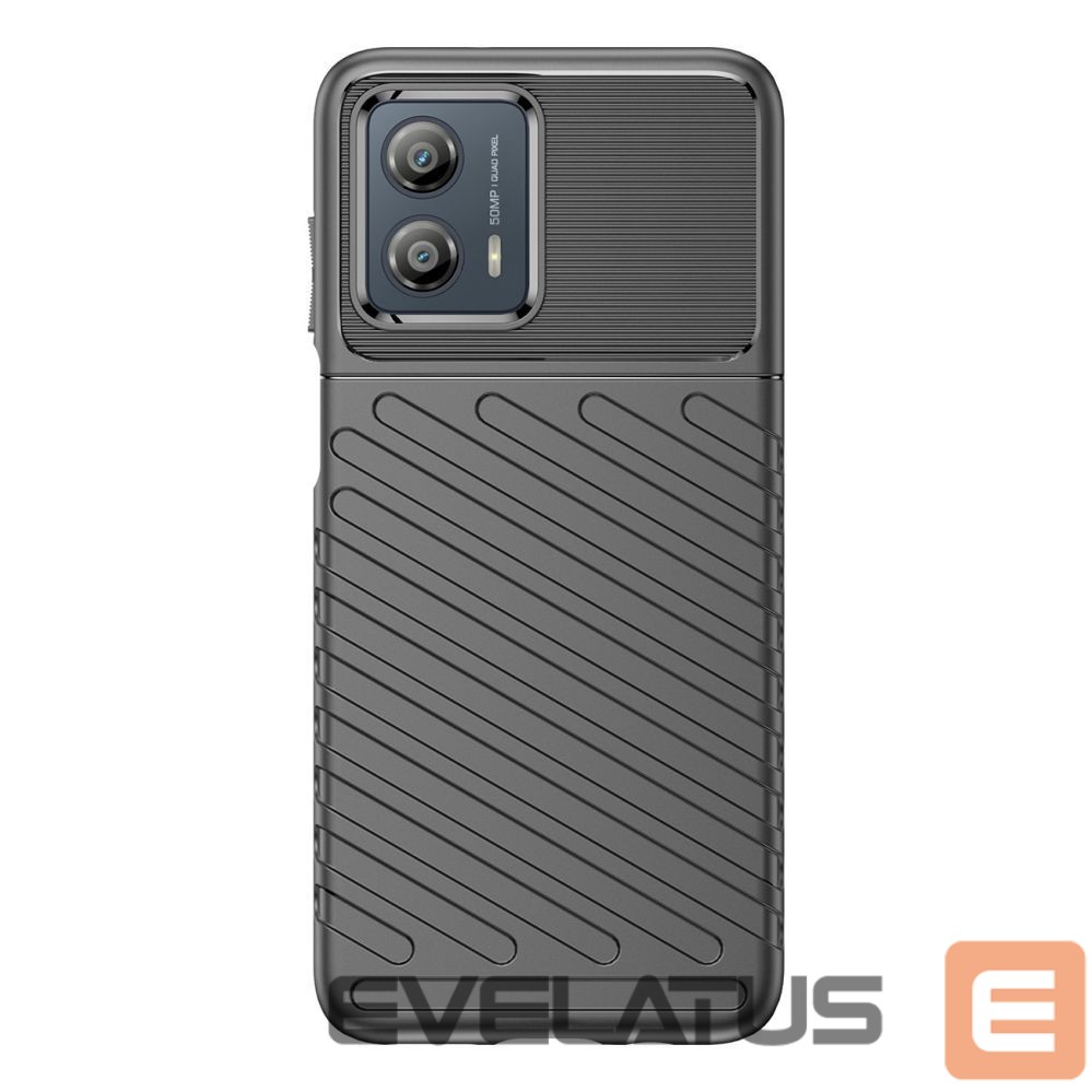 Nugarėlės dėklai Hurtel Thunder Case case for Motorola Moto G53 silicone armor case black