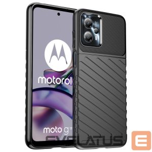 Nugarėlės dėklai Hurtel  Thunder Case case for Motorola Moto G13 silicone armor case black 