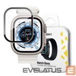 Apsauginiai stiklai Wozinsky  Wozinsky Full Glue Acrylic Glass for Apple Watch 49mm 9H Full Screen with Black Frame 