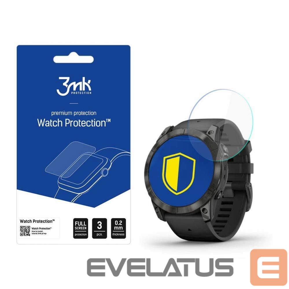 Apsauginiai stiklai 3MK Garmin Epix Pro gen 2 47mm - 3mk Watch Protection v. FlexibleGlass Lite