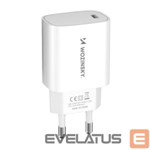 Adapteriai Wozinsky  Wozinsky WGWCCW 20W USB-C Wall Charger - White 
