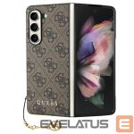 Nugarėlės dėklai Guess  Guess GUHCZFD5GF4GBR F946 Z Fold5 brown/brown hardcase 4G Charms Collection