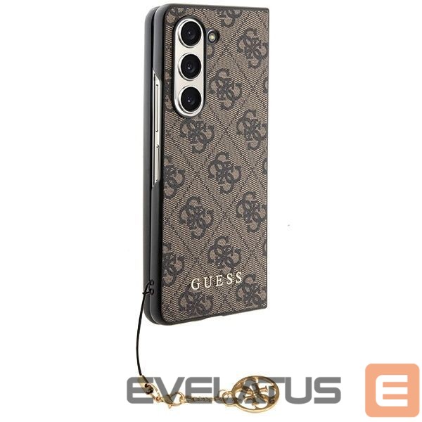 Nugarėlės dėklai Guess Guess GUHCZFD5GF4GBR F946 Z Fold5 brown/brown hardcase 4G Charms Collection