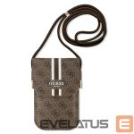 Nugarėlės dėklai Guess  Guess GUOWBP4RPSW handbag - brown 4G Stripes 
