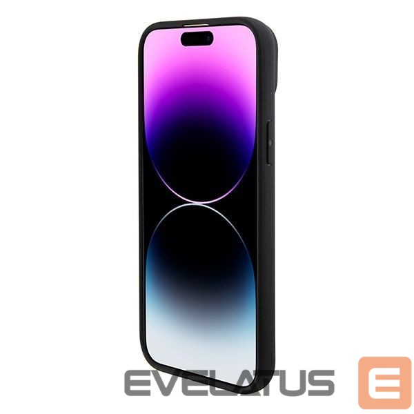 Nugarėlės dėklai BMW BMW BMHMP15SSLLBK iPhone 15 6.1" black/black Magsafe hardcase Signature Logo Imprint