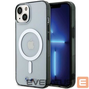 Nugarėlės dėklai BMW  BMW Silver Ring MagSafe iPhone 15 Case - Clear 