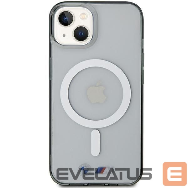 Nugarėlės dėklai BMW BMW Silver Ring MagSafe iPhone 15 Case - Clear